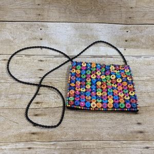 Bright Beaded Handbag